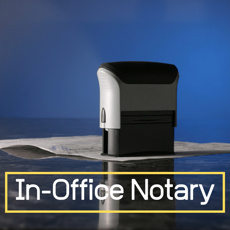 In-office Notary Service